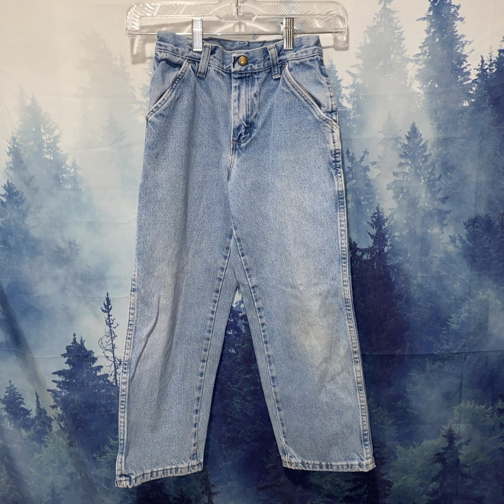 Rustler Denim Pants Blue Jeans Boys Size 10 Regular Vintage